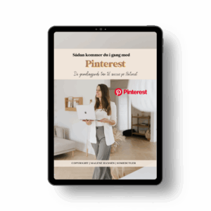 Pinterest guide for begyndere